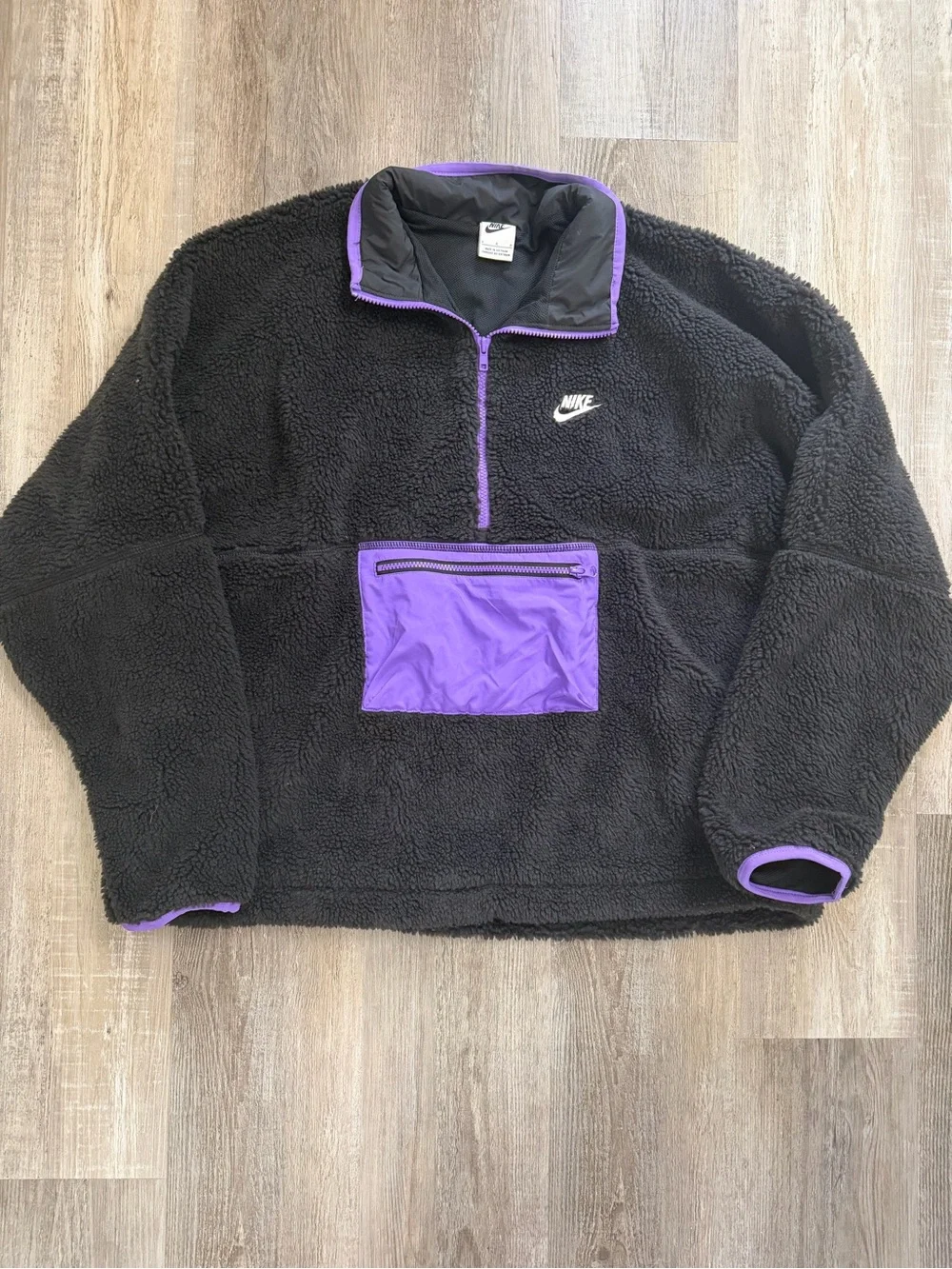 Nike Men’s Club Fleece 1/2 Zip Winterized Anorak Pullover, size Large NWOT🔥